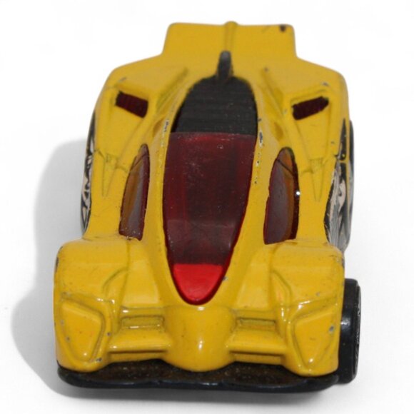 2004 Hot Wheels Ultra Rare Yellow Side Draft Cyborg Assault Exclusive Die-Cast T - Picture 8 of 8